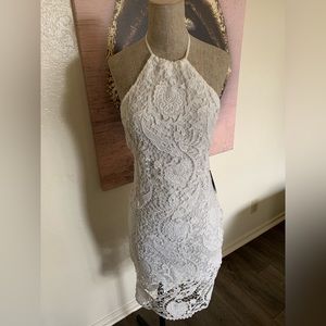 Express White Lace Dress